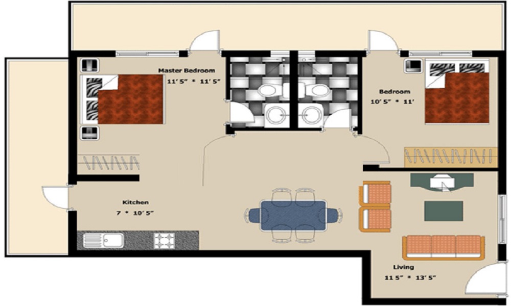 Reddy Mahaveer Oleander Floor Plan