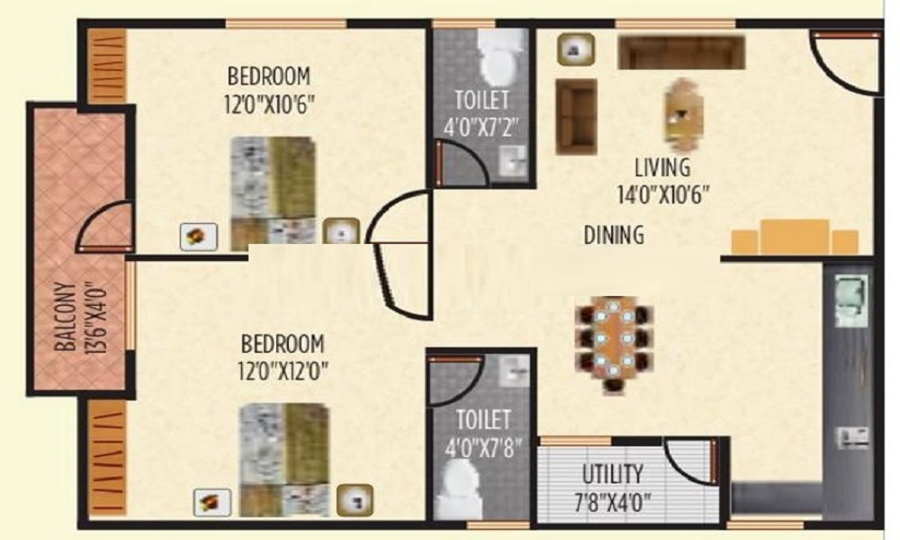 Aarna Brindavanam Floor Plan