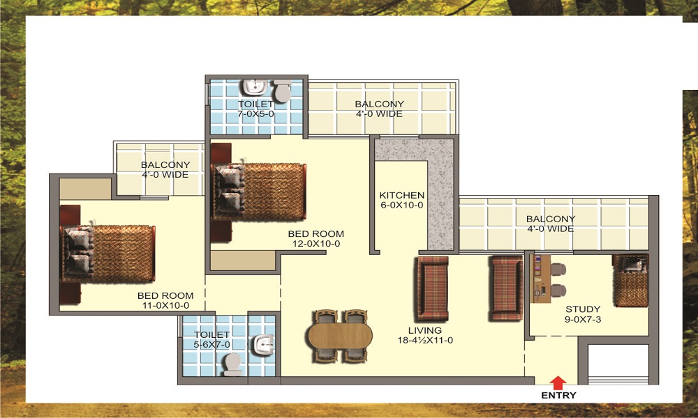 KV Meadows Floor Plan