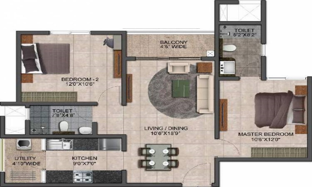 Manasa Sunnyvale Floor Plan