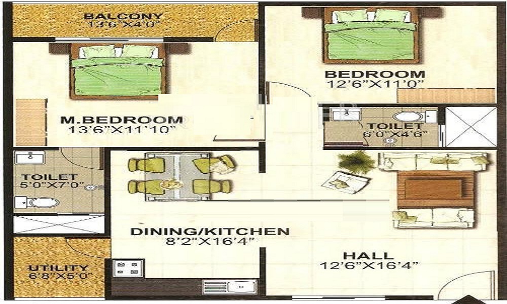 NSR Brindavan Annex Floor Plan