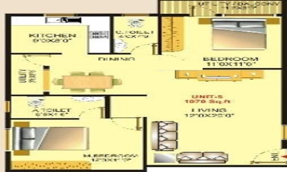 Sai Nandana Residency Floor Plan