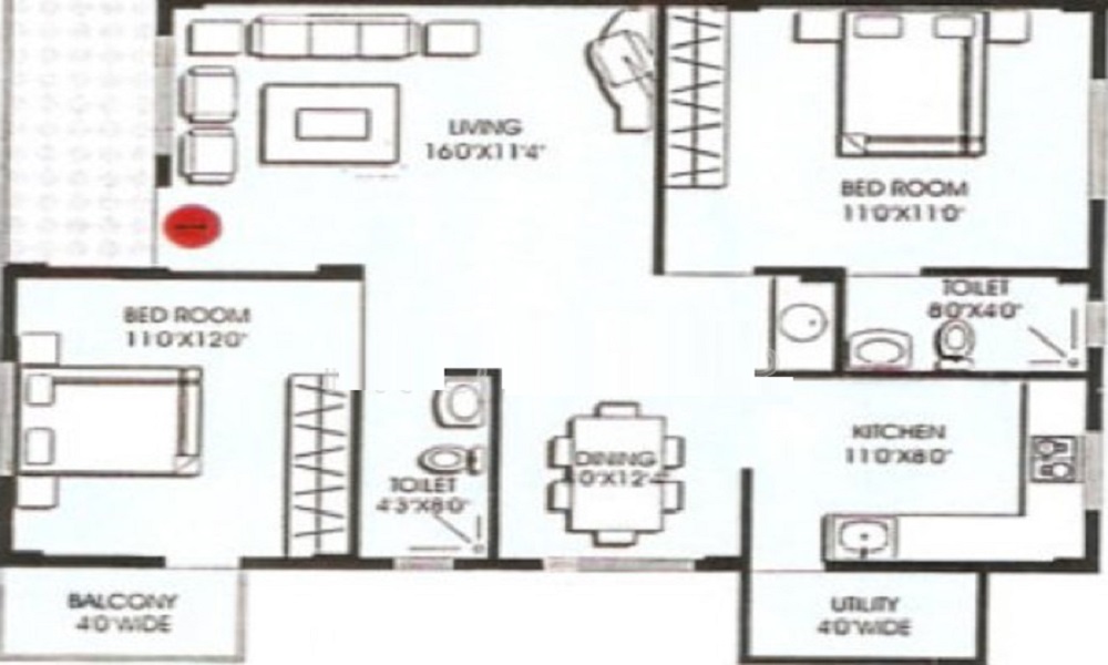 Venkatasai Vensa Royal Floor Plan