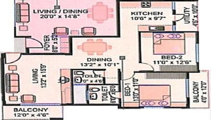 Aban Honey Dew Floor Plan