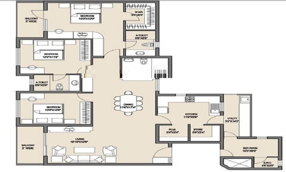 Valmark C S Pura Floor Plan