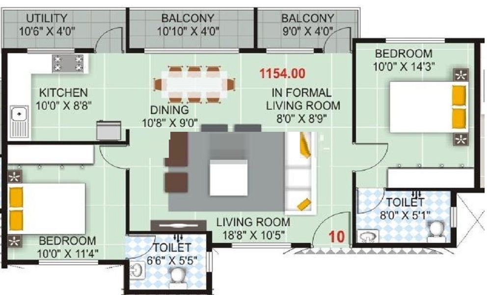Vandana Sarovar Floor Plan