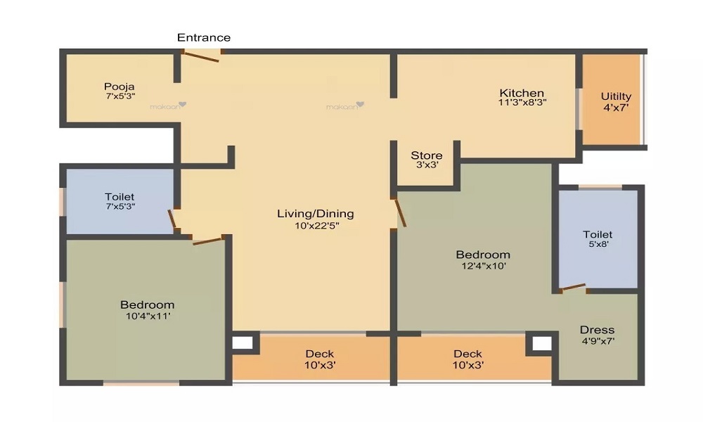 Vandana Elite Floor Plan