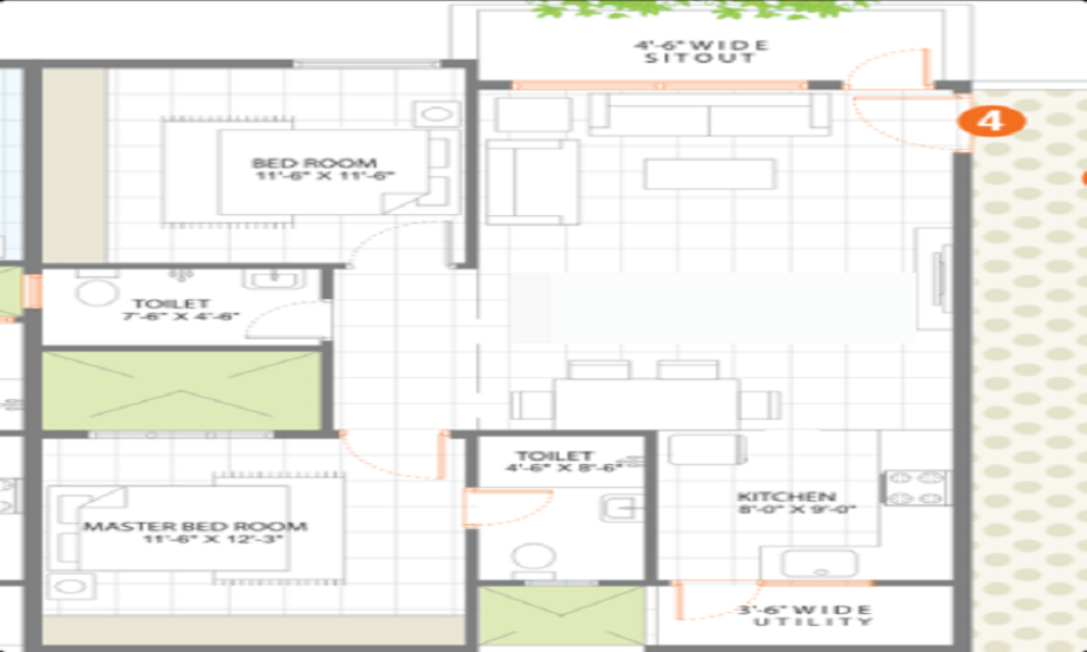 Mantri Gardens Floor Plan