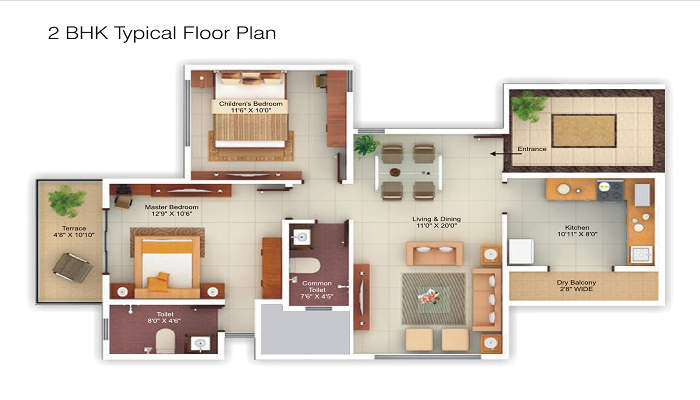 Kumar 45 Nirvana Hills Floor Plan