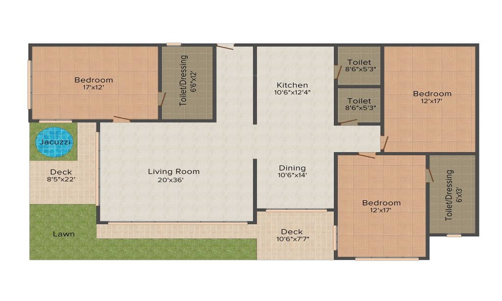 Milestone Aquaticca Floor Plan