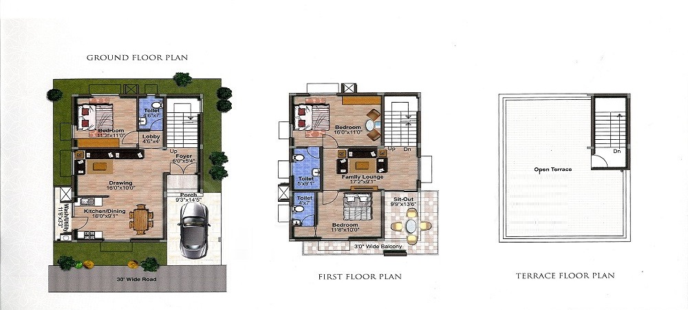 Prasanthi Park Ville Floor Plan