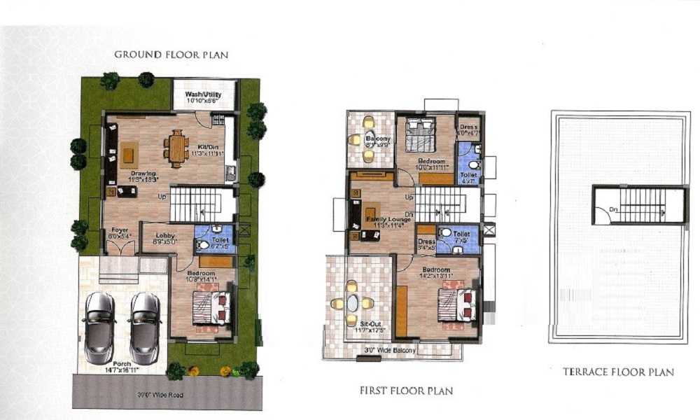 Prasanthi Park Ville Floor Plan