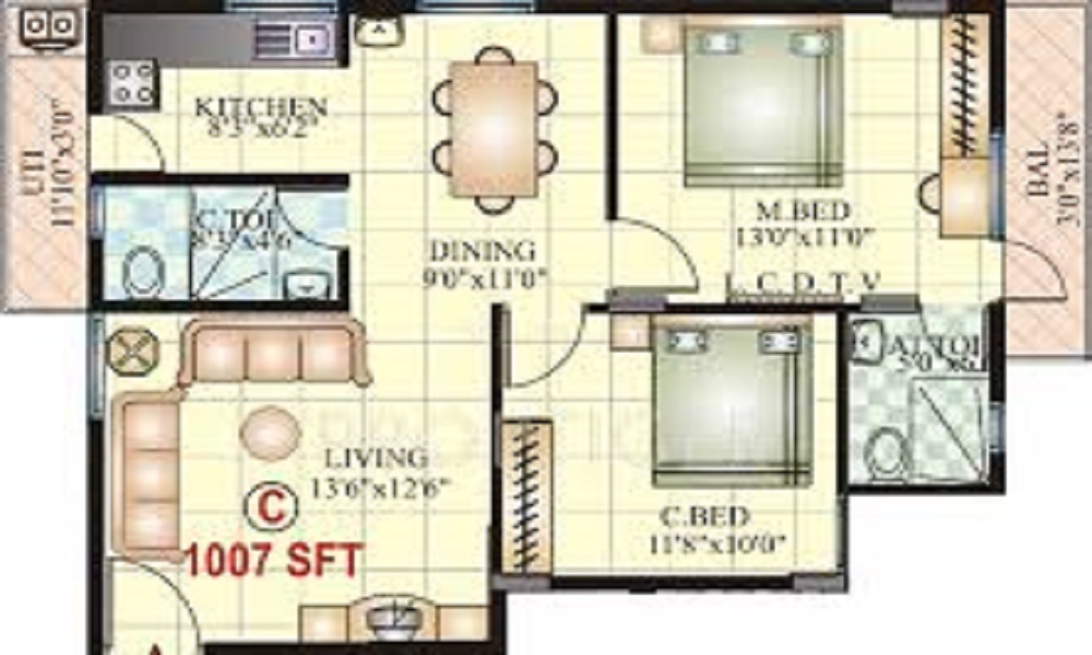 Paras Mallige Floor Plan