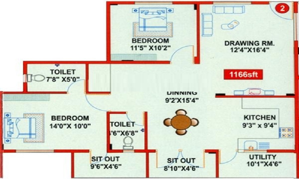 NBR Nikhil Opel Apartments Floor Plan