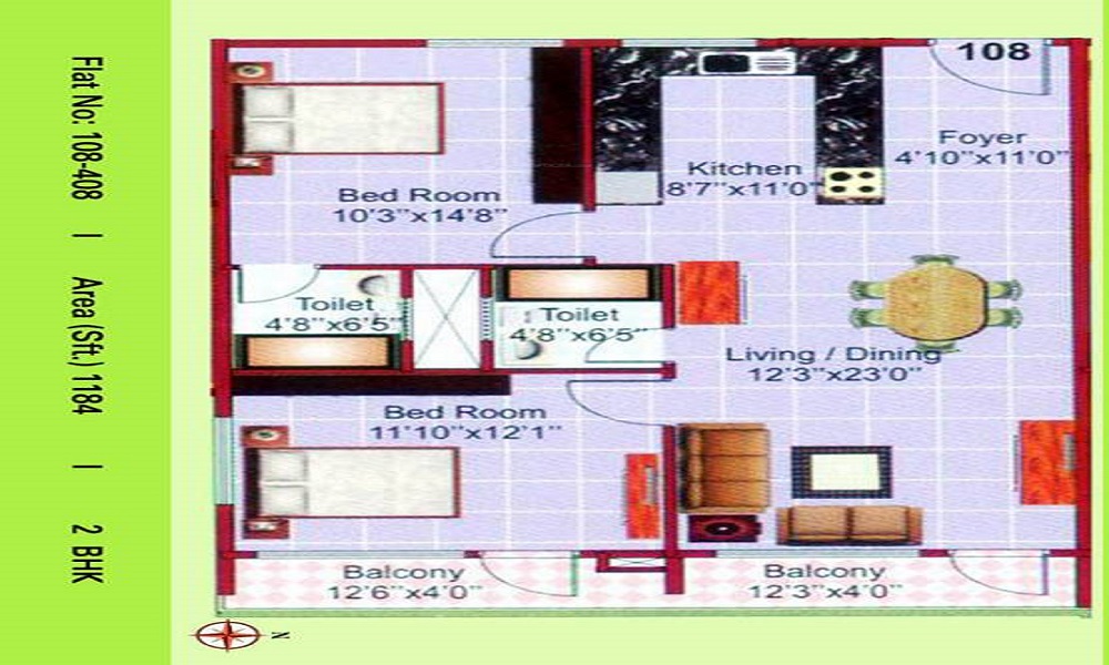 VKC Chourasia Manor Phase 1 Floor Plan