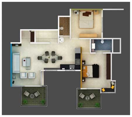 Hoysala Lake View Floor Plan