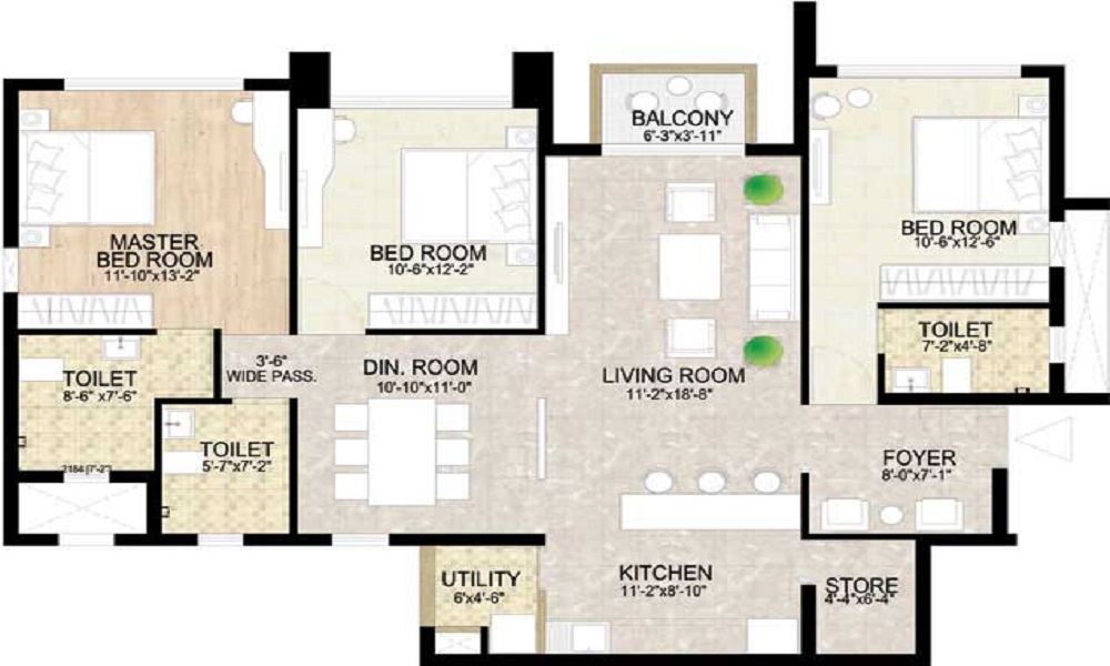 Suhas Nisarga Floor Plan