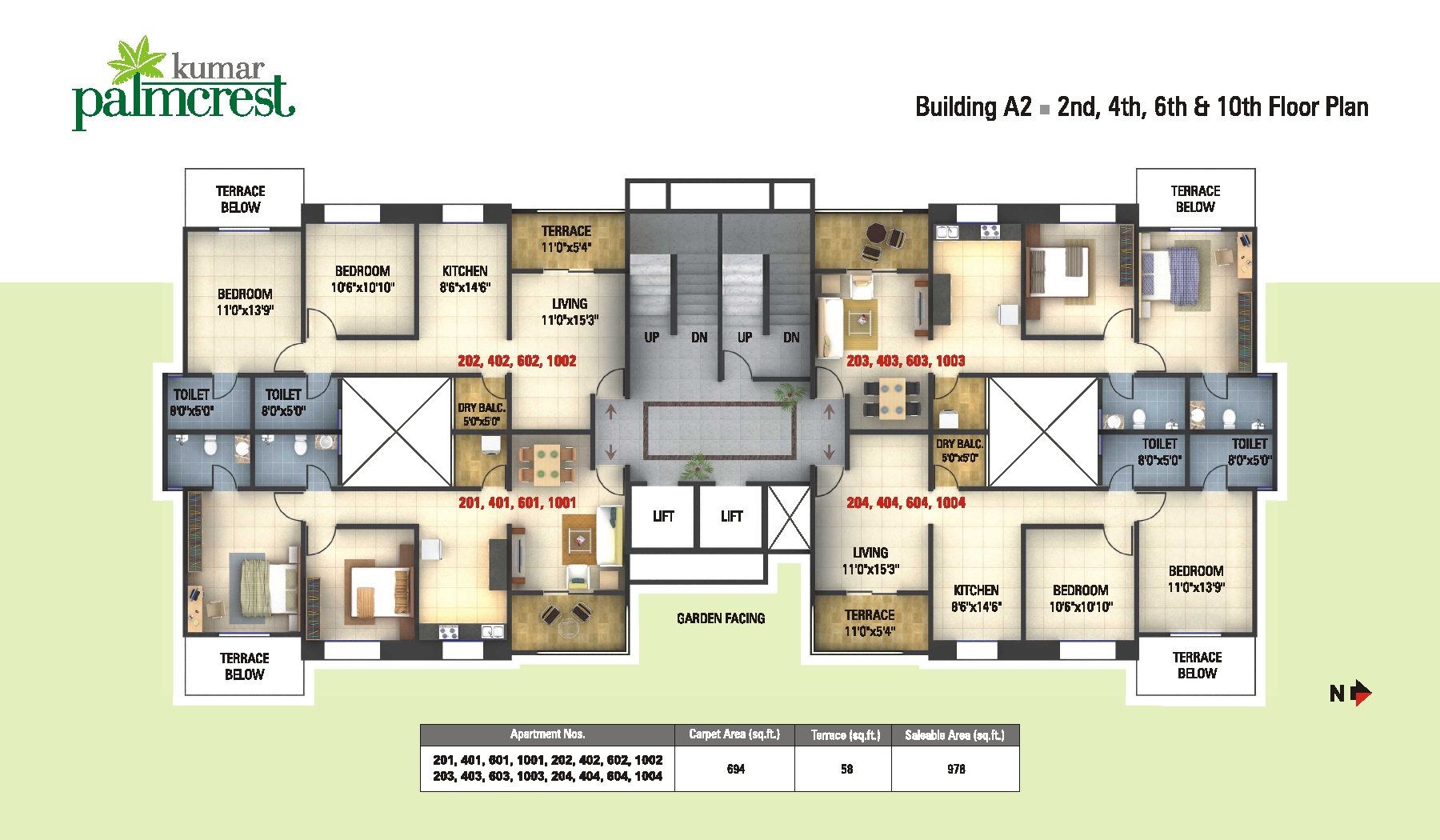 Kumar Palmcrest Floor Plan