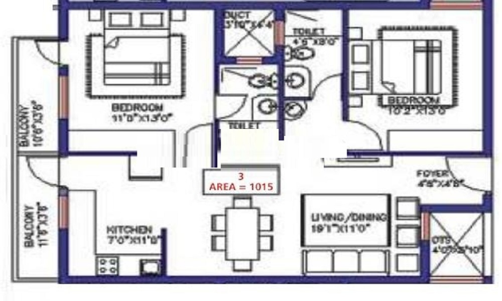 Saveria Livinston Floor Plan