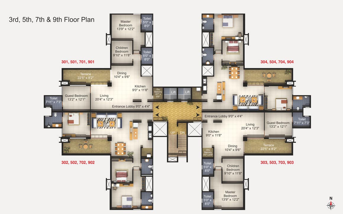 Kumar Peninsula Floor Plan