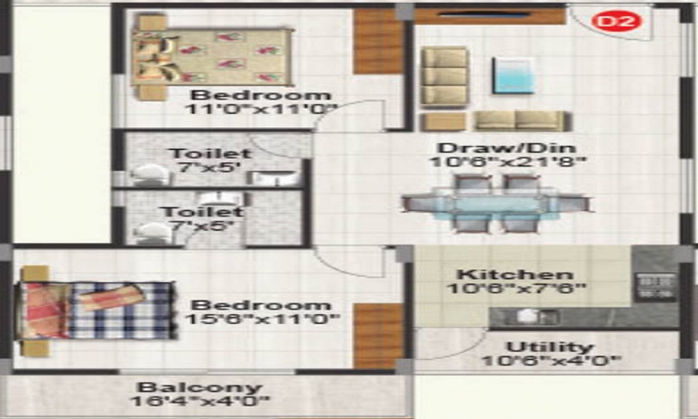 Purvi Mithila Floor Plan