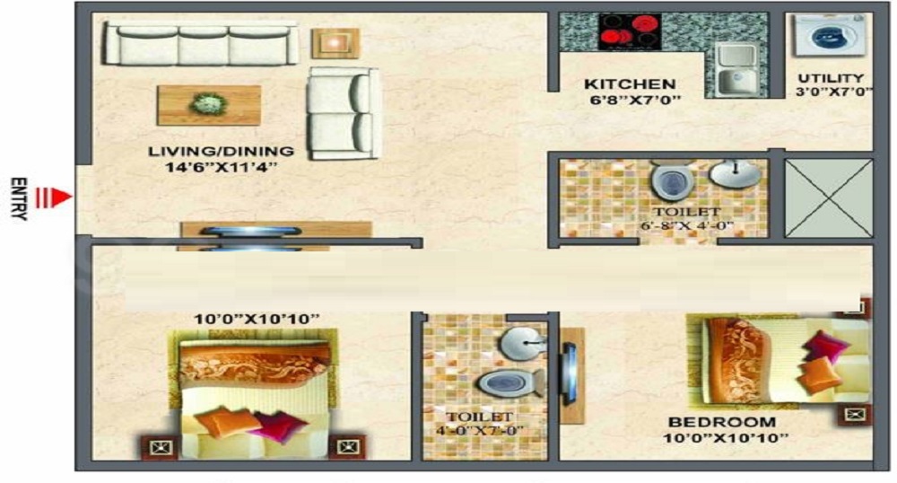 Surath Silver Stars 1 Floor Plan