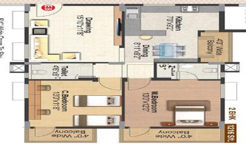 A R Prime Orchids Floor Plan