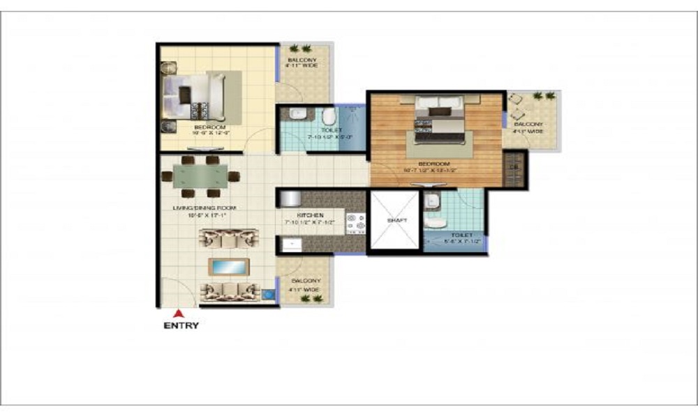 Amrapali Bollywood Towers Floor Plan