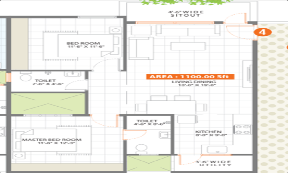 Skylark Diamond Nest Floor Plan