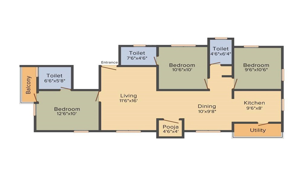 Sagar Bliss Floor Plan