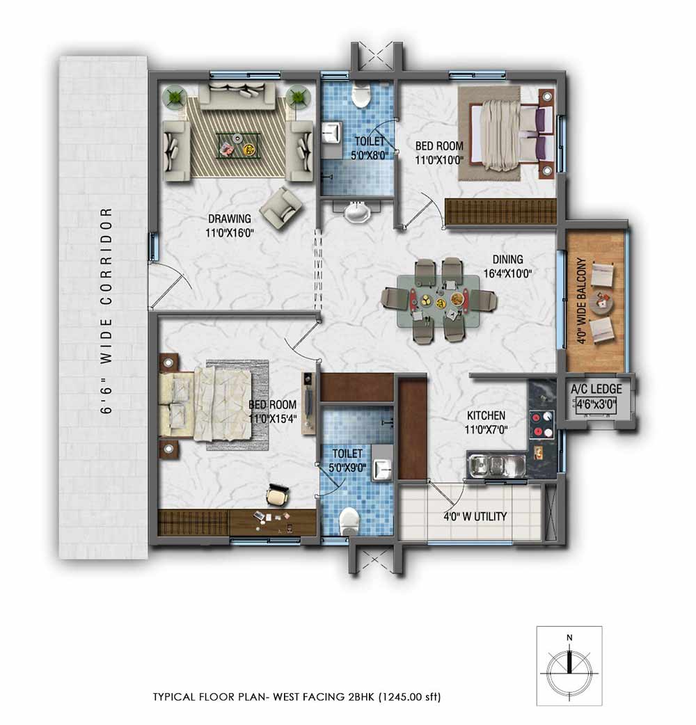 Pinnacle Omkar Pearl Floor Plan