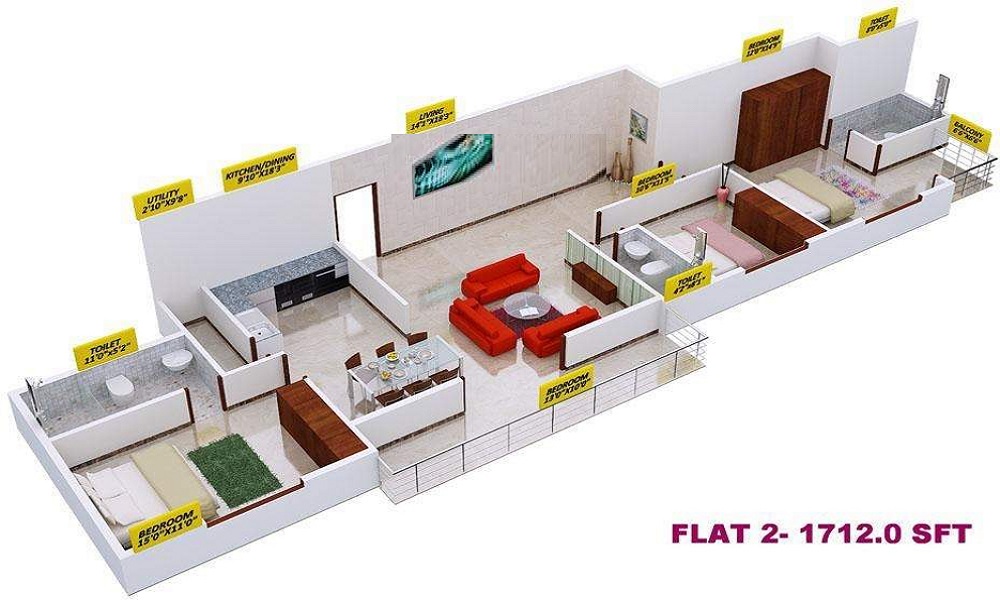 Tirumala Bala Pinnacle Floor Plan