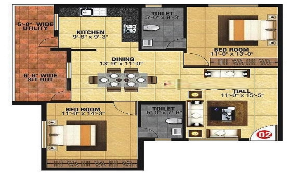 CVK Sun Rise Floor Plan