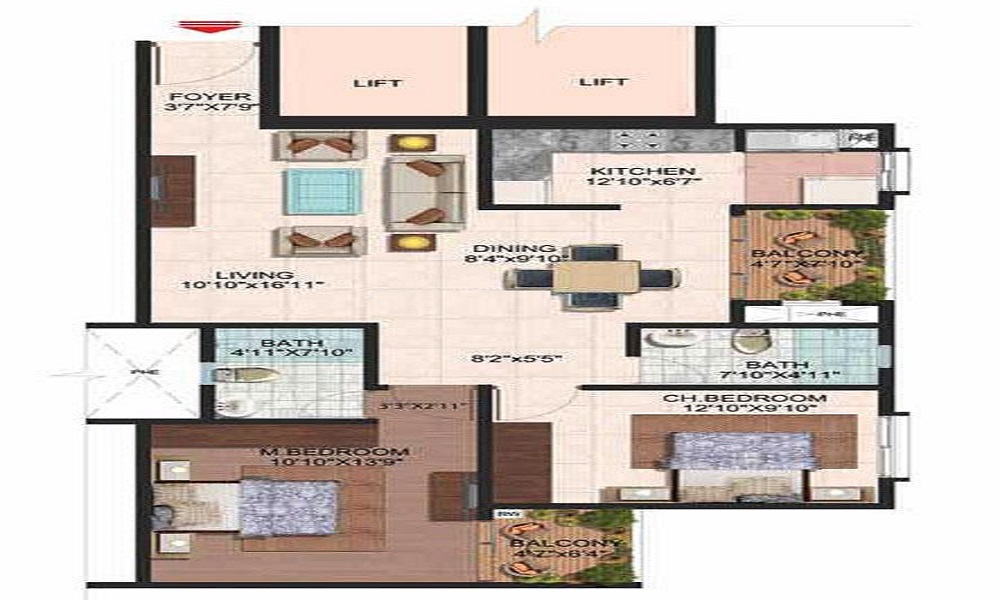 Terraspace Ekaswaroopa Floor Plan