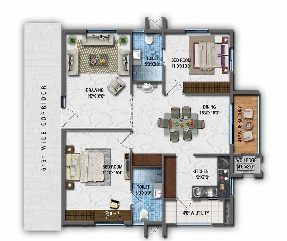 Prabhavathi Elite Floor Plan