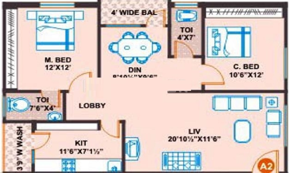 RJ Gardens Floor Plan