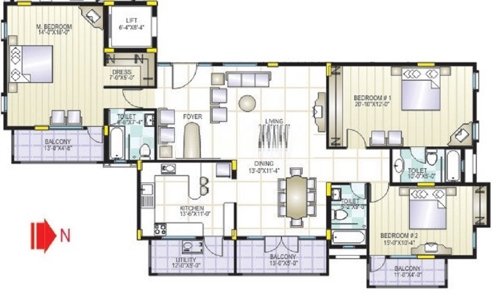 Goni Fairfield Floor Plan