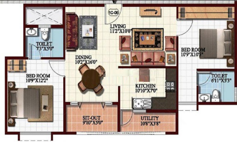 Mahaveer Willet Floor Plan