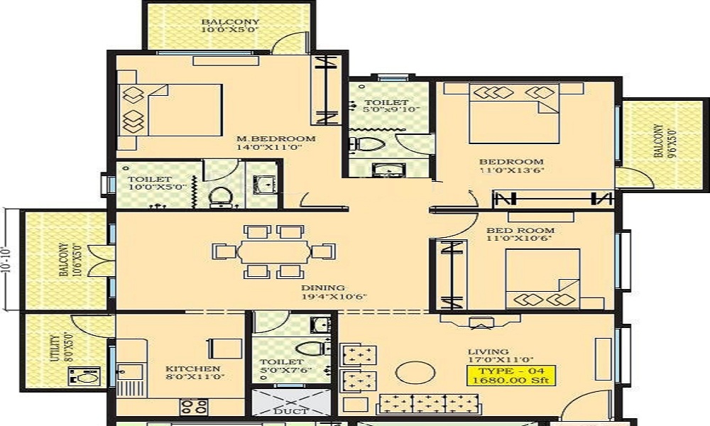 Hoysala Jodidhars Enclave Floor Plan