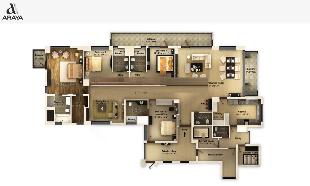 Icon Laurels Floor Plan