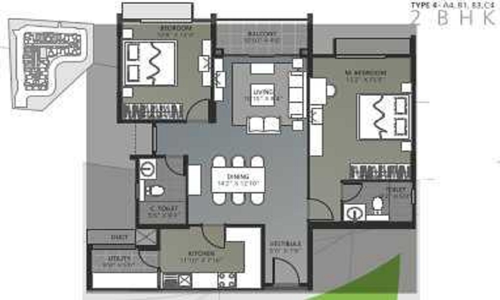Goyal Orchid Enclave Floor Plan