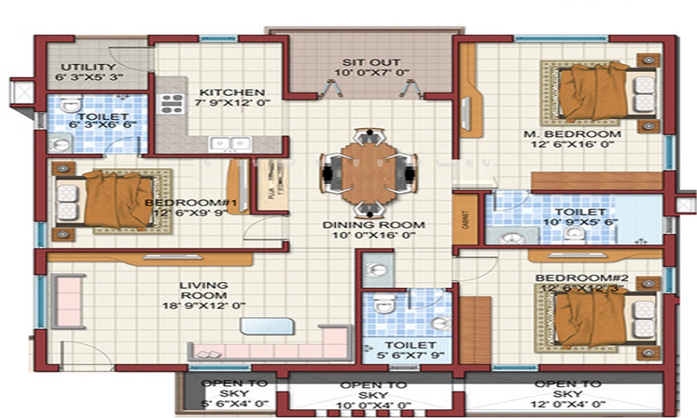 Prestige White Lodge Floor Plan