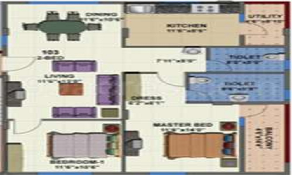 Prakruthi Tulips Floor Plan