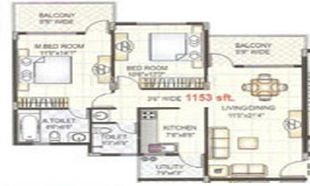 Divya Sindhya Sunshine Floor Plan