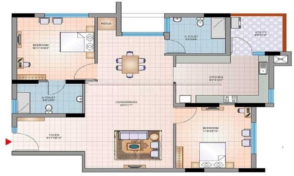 Buildafina Vista Floor Plan