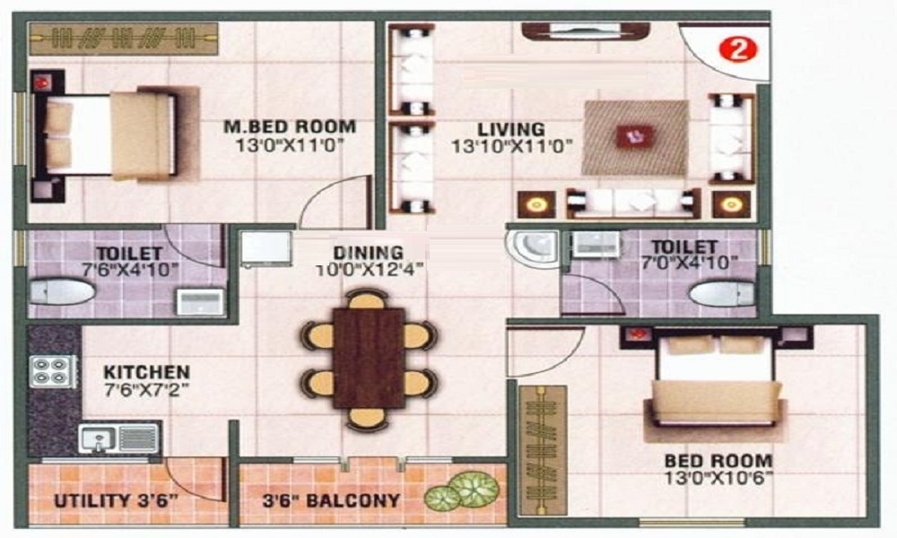 Blue Stone Royal Floor Plan