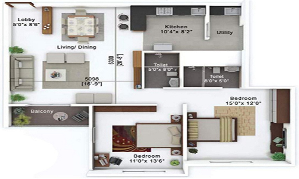 Vajram Essenza Floor Plan