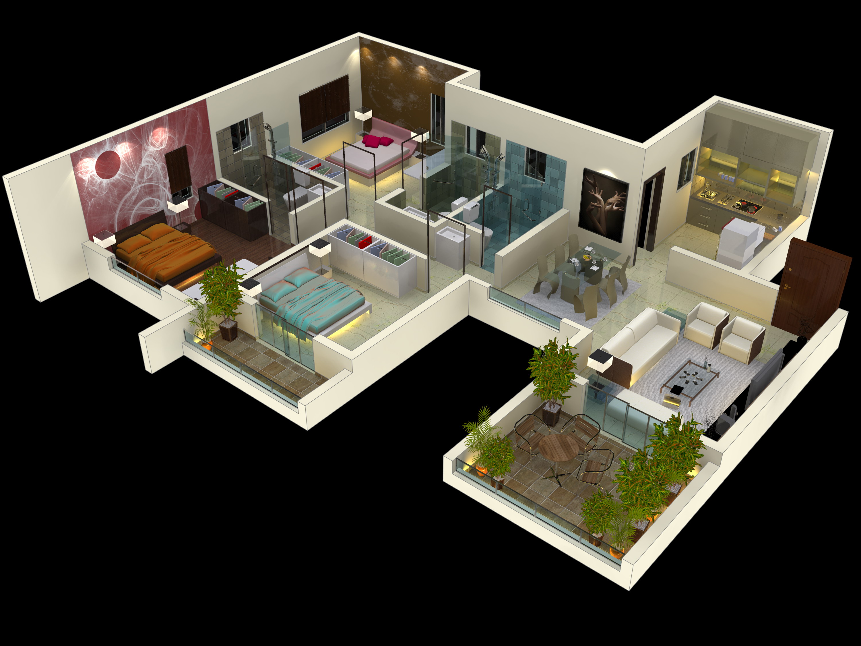 Saibaba Paradise Nest Floor Plan