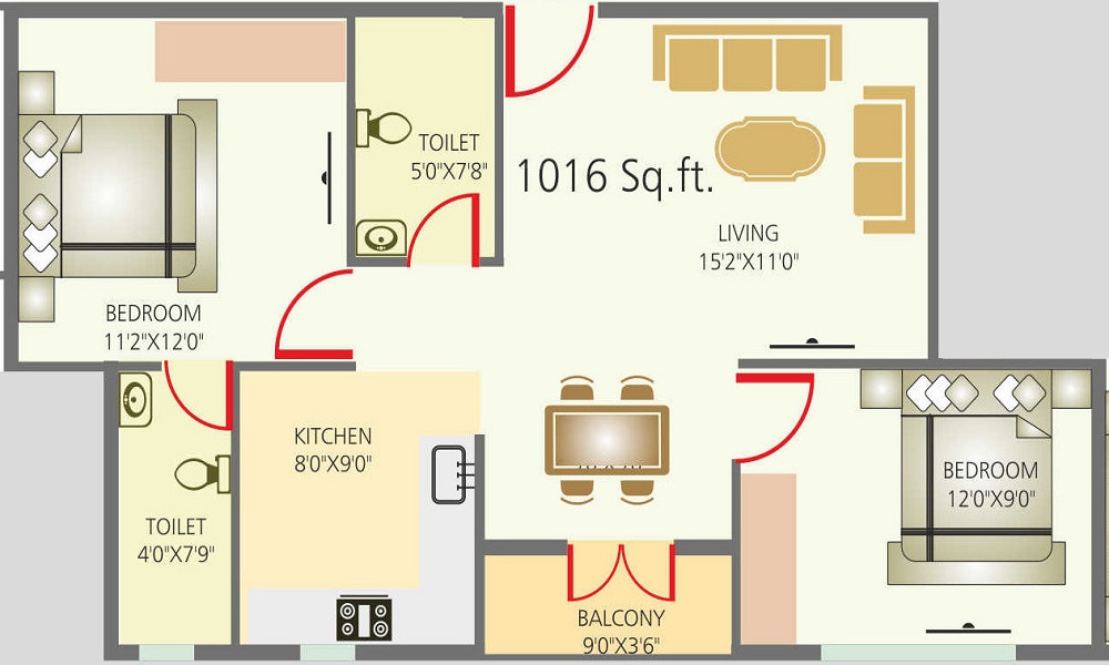 Sriven Rag Serenity Floor Plan