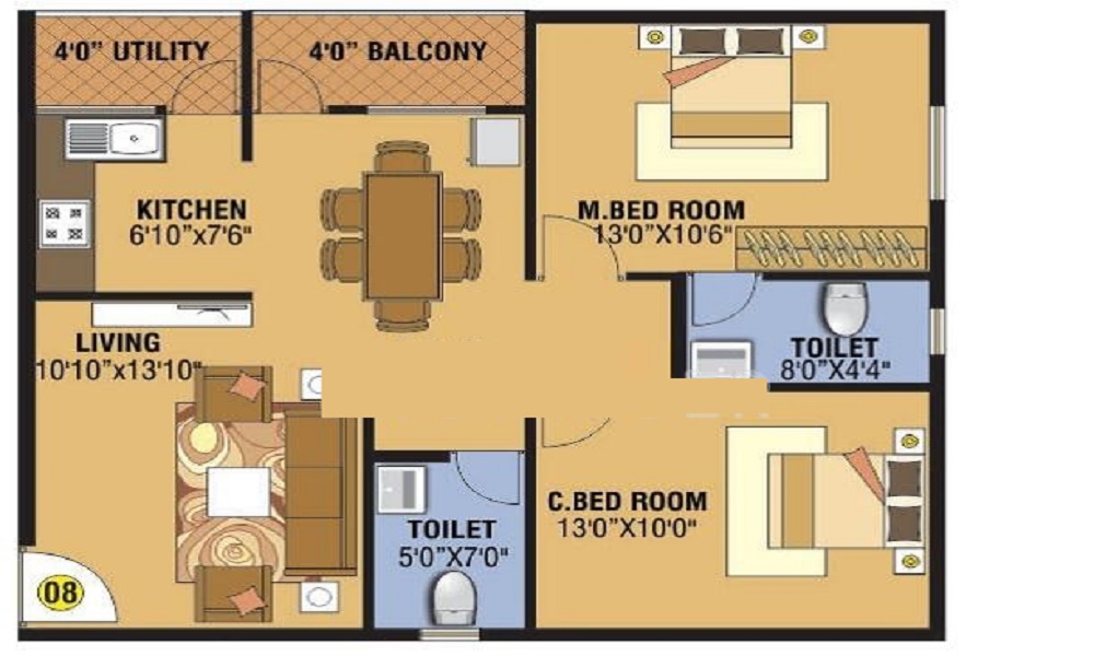 SLV Orchid Floor Plan